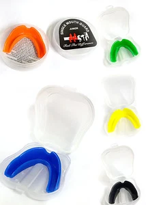 Boxing Gel Junior Gum Shield Kids Mouth Guard Teeth Protector Box Pack  - Picture 1 of 13