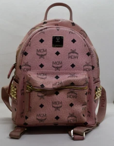 MCM München Rucksack Backpack Small Logo Print Bag Tasche - Bild 1 von 16