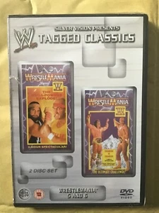 WWE-Wrestlemania 5 & 6. Dvd. Tagged classics.Silvervision.region 0 - Picture 1 of 2