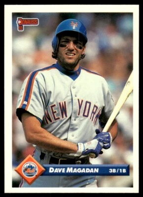 1993 Donruss #486 Dave Magadan New York Mets - Image 1 of 2