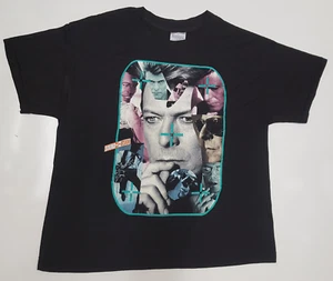 David Bowie Sound Vision Tour Concert T-Shirt Double Sided Vintage 90s 1990 Sz:L - Picture 1 of 6