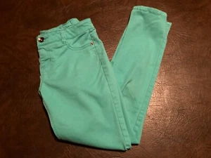 Girl's Size 12 SO Jegging Jeans Turquoise Stretch - Picture 1 of 6
