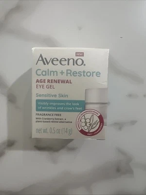 Aveeno Calm + Restore Age Renewal Eye Gel (0.5fl/14ml) Dermatologist Recommended - Image 1 of 4