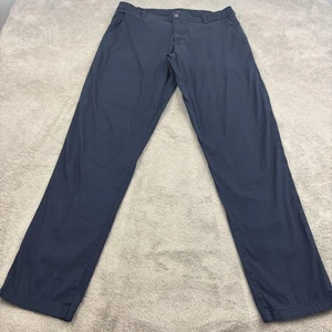 Lululemon Commission Hose Herren 36 Tall Navy Blau Warpstreme Golf Freizeit Aktiv - Bild 1 von 16