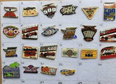 *PICK-A-PIN* INDY 500 FORMULA 500 IROC Solapa Sombrero Pin- Varios Estilos FoytOur Foto 1 de 4