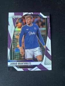 2024-25 Panini Prizm Premier League Jarrad Branthwaite #228 púrpura blanco/92 SP - Imagen 1 de 2