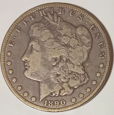 Carson City 1890, 90% dólar de plata, estado en muy buen estado+. Moneda rara. ¡COMPRA AHORA! Foto 1 de 2