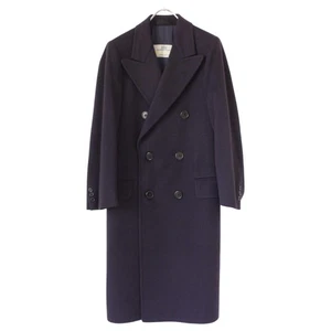 Aquascutum reines Kaschmir 100 % zweireihiger marineblauer Chester-Mantel M kostenloser Versand - Bild 1 von 11