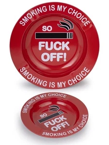Smoking Is My Choice Metal Ashtray - Picture 1 of 3