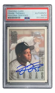 Frank Thomas Signed 1998 Donruss Chicago White Sox Trading Card PSA/DNA - Picture 1 of 3