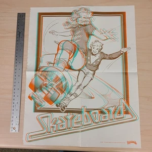 1979 Dynamite Magazine 16x21 3D Skateboard Poster - Bild 1 von 2