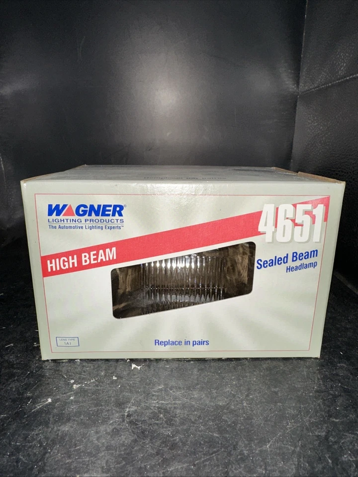 🇺🇸Wagner 4651 / H4651 高光束车头灯 75-91 汽车 免运费🇺🇸 — 第 1/4 张图片