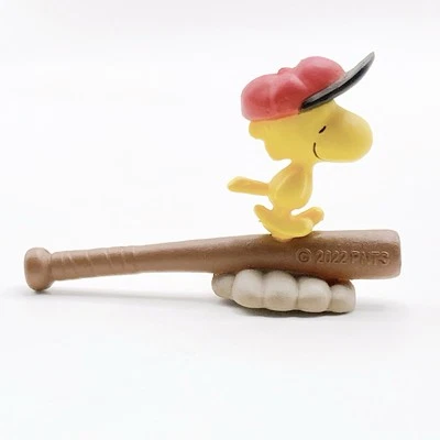 Woodstock Peanuts Mascot Mini Figure Narabundesu Baseball ver Bandai Japan F/S - Image 1 of 4