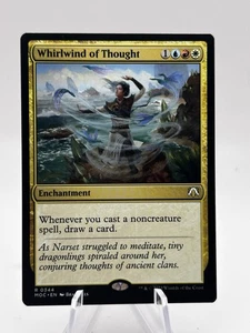 Whirlwind of Thought 0344 Commander: March of the Machine sin usar, en caja Magic The Gathering LP - Imagen 1 de 2
