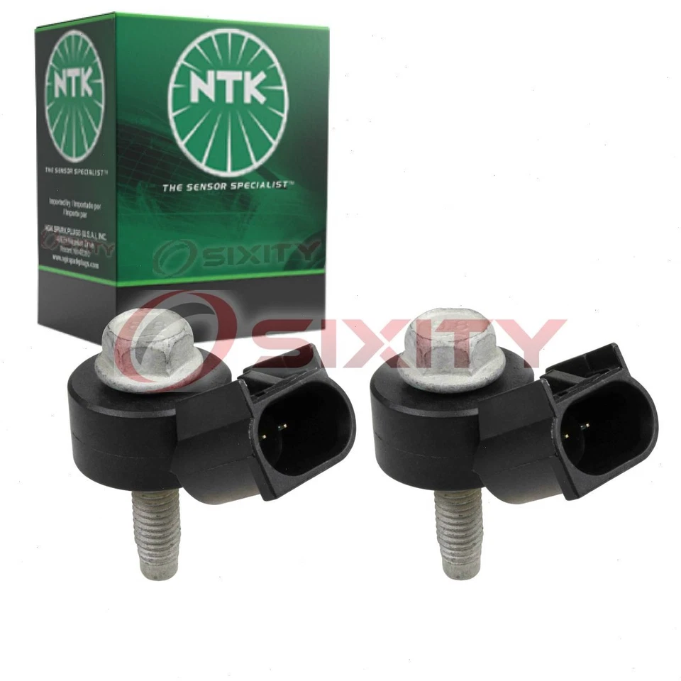 Sensores de detonación de golpe de encendido NGK NTK de 2 piezas para Cadillac SRX 2009-2014 qk Foto 1 de 4