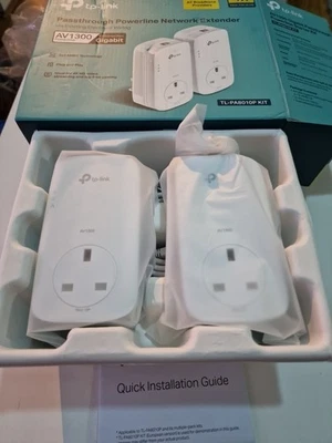 TP-Link  AV1300 Powerline Gigabit   Network Extender TL-PA8010P KIT - Image 1 of 4