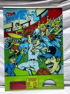 Vintage Baseball Electronic Laser Game Back Glass From Lazer Tron The Wave - Picture 1 of 2