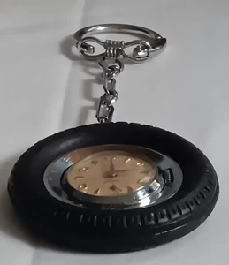 Vtg DIMA 17 Rubis Antimagnetic Key Ring Tire Watch NOT WORKING - Picture 1 of 9