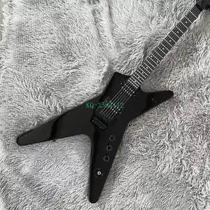 Custom Shop Dime ML XF Dimebag Darrell Electric Guitar Classic Black Floyd Rose - Picture 1 of 6
