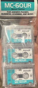 Maxwell Micro Cassette Nastri MC-60UR (Confezione da 3) - Foto 1 di 2