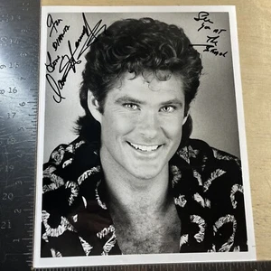 David Hasselhoff Signed Autographed 8x10 Photograph - Picture 1 of 2