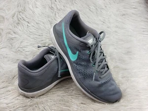 Nike Flex 2016 Run 830751-013 grau blau Turnschuhe Größe 10/42 - Bild 1 von 6