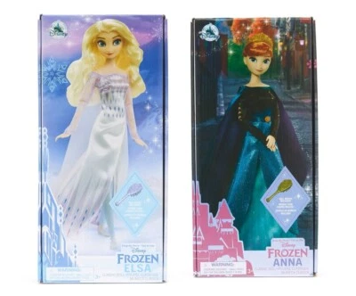 Original Disney Die Eiskönigin - Elsa + Prinzessin Anna Puppe - NEU - Bild 1 von 4