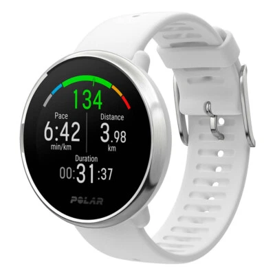 Polar Ignite Fitness GPS Watch - White-Silver, Small, Open Box - Image 1 of 4