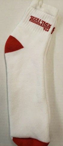 NCAA Texas Tech Red Raiders Men's Ankle Socks Size 10-13 (1 Pair) Colored T & H Cover