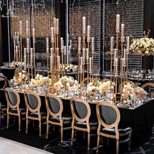 8-Arm Metal Candelabra Wedding Centerpiece - Picture 1 of 13