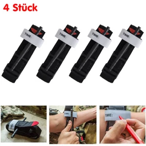 4x Emergency Tourniquet Military Medizinisch Erste Hilfe Ausrüstung Blutsperre - Bild 1 von 10