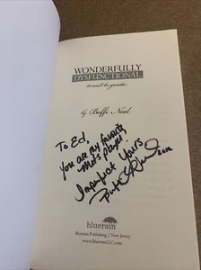 BUFFI NEAL SIGNIERTES BUCH "WUNDERBAR DISFUNKTIONAL" ZU ED KRANEPOOL METS SC - Bild 1 von 3
