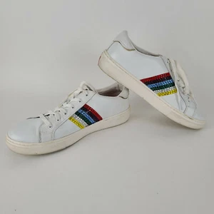 Sketchers Shoes Women Size 9 Street Los Angeles Rainbow Leather 73822 - Picture 1 of 12