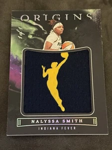 2023 Panini Origins WNBA Nalyssa Smith Black 1/1 Jumbo 🎽 Jersey Match Logowoman - Picture 1 of 2