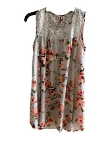 Girls size 16 dress Bonnie Jean floral dress Lace Detail - Picture 1 of 4