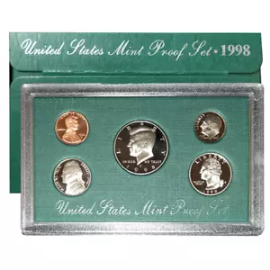 1998-S U.S. Clad Proof Set - Picture 1 of 3