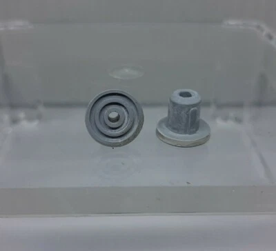 Máquina de café espresso Krups FND1 par de repuesto (2) de agarre antideslizante para pies de goma Foto 1 de 3