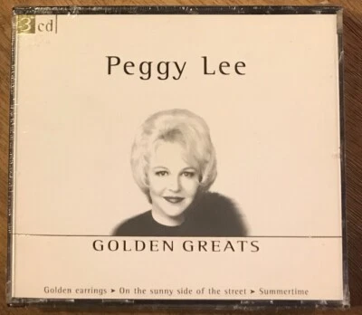 Peggy Lee: Golden Greats (набор из 3 компакт-дисков) 75 песен! Импорт 💿⭐НОВЫЙ/ЗАПЕЧАТАННЫЙ⭐ 💿 - Изображение 1 из 3