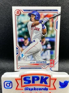 2021 Bowman Draft 1st Edition JETER DOWNS BOSTON RED SOX BD-177 - Bild 1 von 1