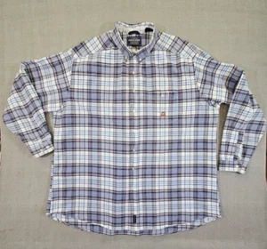 Panhandle Rough Stock Camicia Uomo 3XL Blu Plaid Panhandle Slim Streetwear - Foto 1 di 21