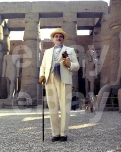 Poirot (TV) David Suchet "Agatha Christie's Hercule Poirot" 10x8 Photo - Foto 1 di 1