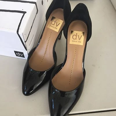 Dolce Vita Mujer Cuero Negro Tacones Altos Talla 6 Foto 1 de 4