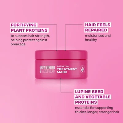 Lee Stafford - Mascarilla Capilar Tratamiento Activación Fuerte y Larga Crecimiento 200 ml Foto 1 de 3