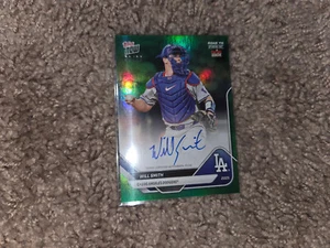 2025 Topps NOW Road To Opening Day Will Smith On Card /99 Auto Green LA Dodgers - Picture 1 of 13