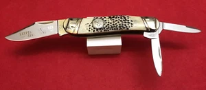 ( MINT)  COLT477 “Keeping The Peace” Buckshot Bone Split back Whittler Very Rare - Picture 1 of 12