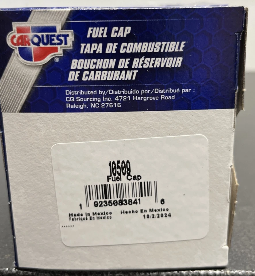 ¡¡NUEVO EN CAJA!! Tapa de combustible de bloqueo Carquest con correa Buick Cadillac GMC Lexus - 10509 Foto 1 de 1