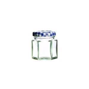 Kilner Twist Top Hexagonal Jar (Blue) | 1.6oz - Picture 1 of 5