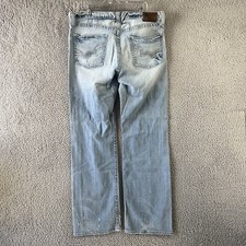 Big Star Jeans Mens 36 L Fit 36x36 Voyager Boot Cut Low Blue Denim Pants Western