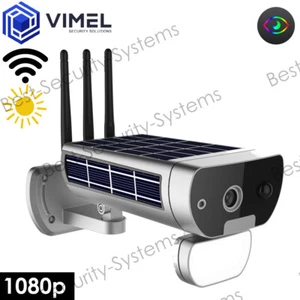 Outdoor Wireless Solar Powered IP WIFI Security Flood Light Camera - Picture 1 of 12
