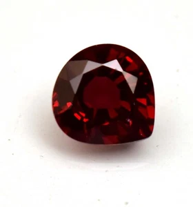 Natural Red Garnet Heart Cut 3.60 Ct Loose Gemstone From Mozambique For Ring - Picture 1 of 5